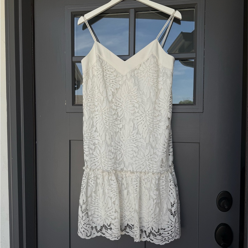 Trina Turk Ivory Lace Dress